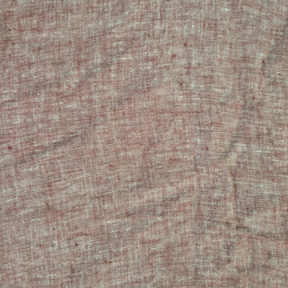 Tahari Washed Red Linen Tassel V Neck Boho Peasant Blouse Size 2X - Picture 2 of 7